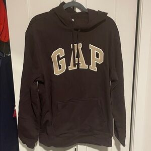 GAP Dark Brown Hoodie with Logo